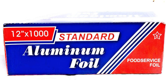 Foil Lux Rectangle Newsprint Aluminum Sandwich Wrap Sheet - Insulated - 12  x 12 - 500 count box