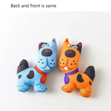 Soft Stuffed Plush Dog Toy with Fun Squeaky for Puppy Teeth Cleaning
