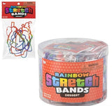 Buy DESSERT RAINBOW SILICONE STRETCH BANDS in Bulk