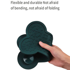 Slow Feeding Dog Lick Mat with Suction Cups for Bath Time Entertainment