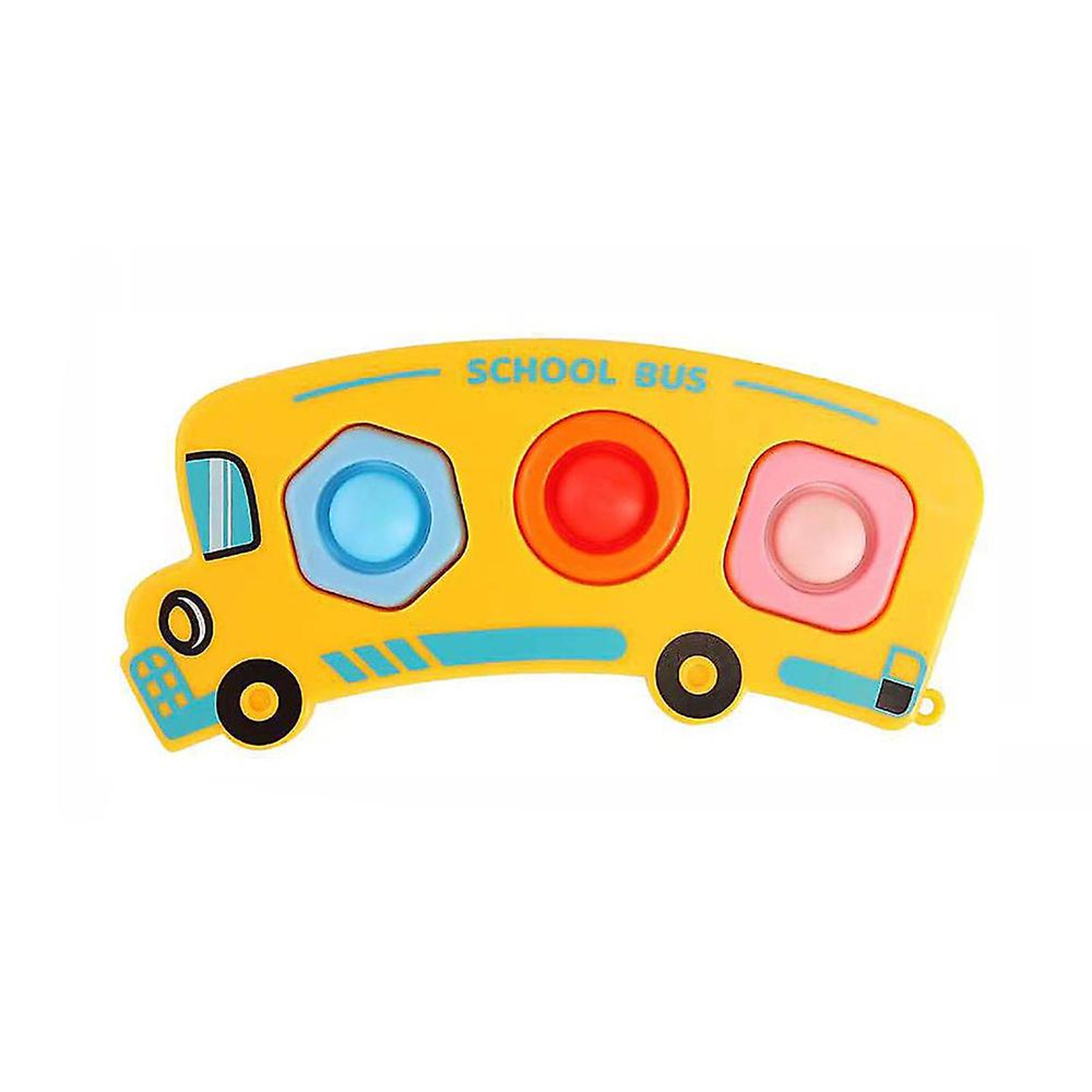 Bus Flippy Pop it Toy for Kids - Anti-Anxiety Stress Reliever