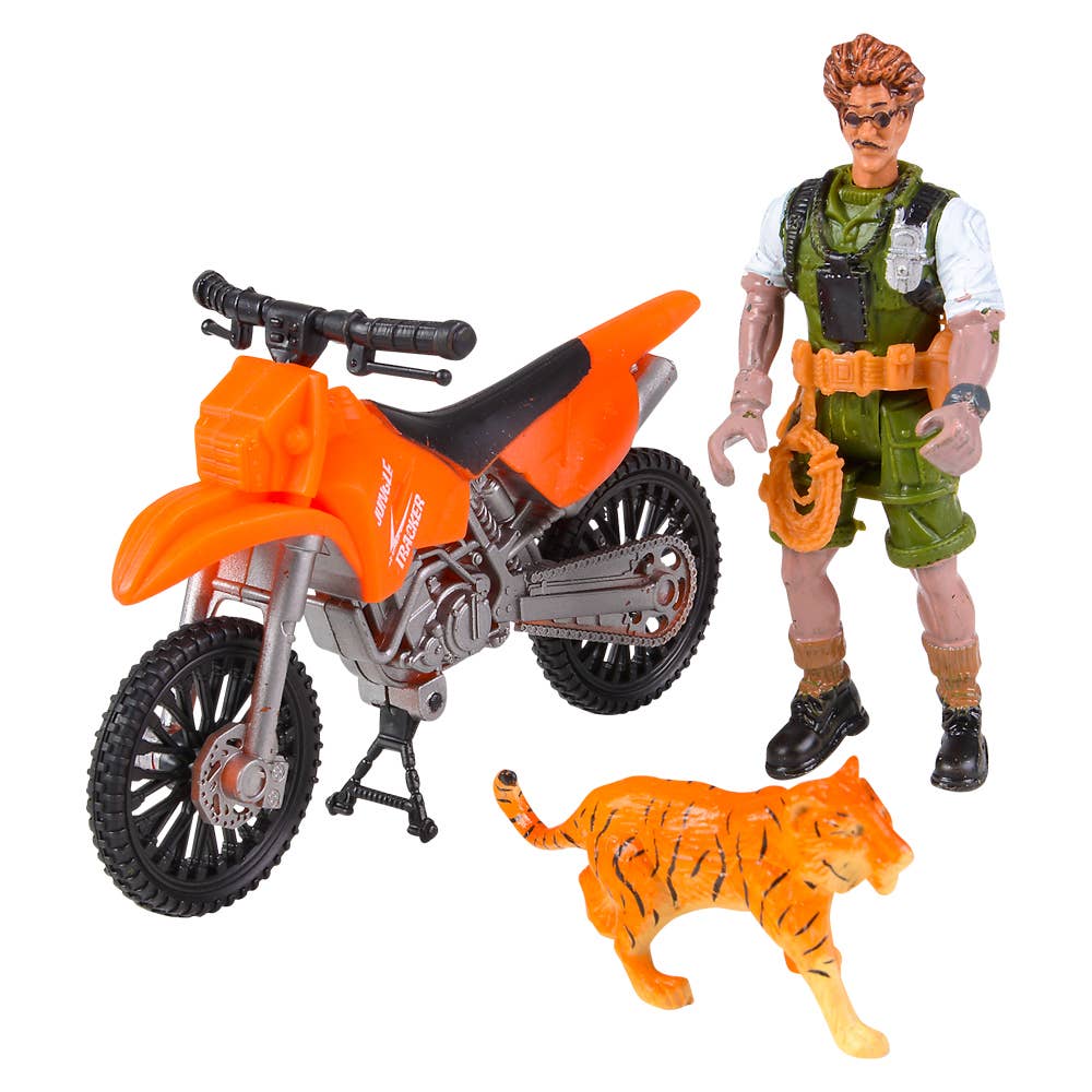 Buy SMALL JUNGLE MOTORCYCLE PLAY SET in Bulk