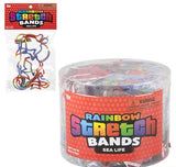 Buy SEA LIFE RAINBOW SILICONE STRETCH BANDS in Bulk