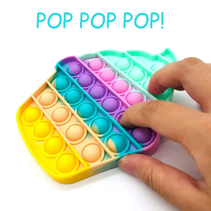 Enjoy a Colorful Treat with Rainbow Cupcake Pop It Toys - Perfect for Stress Relief and Fun