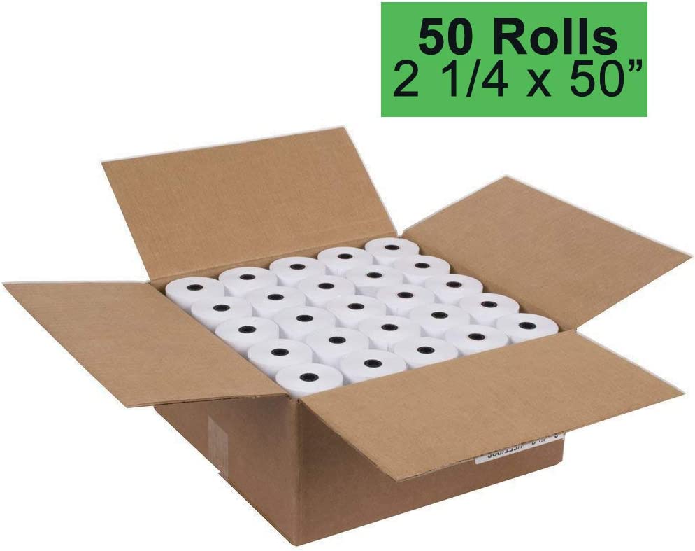 2 1/4 x50 FT Thermal Paper 50 Rolls