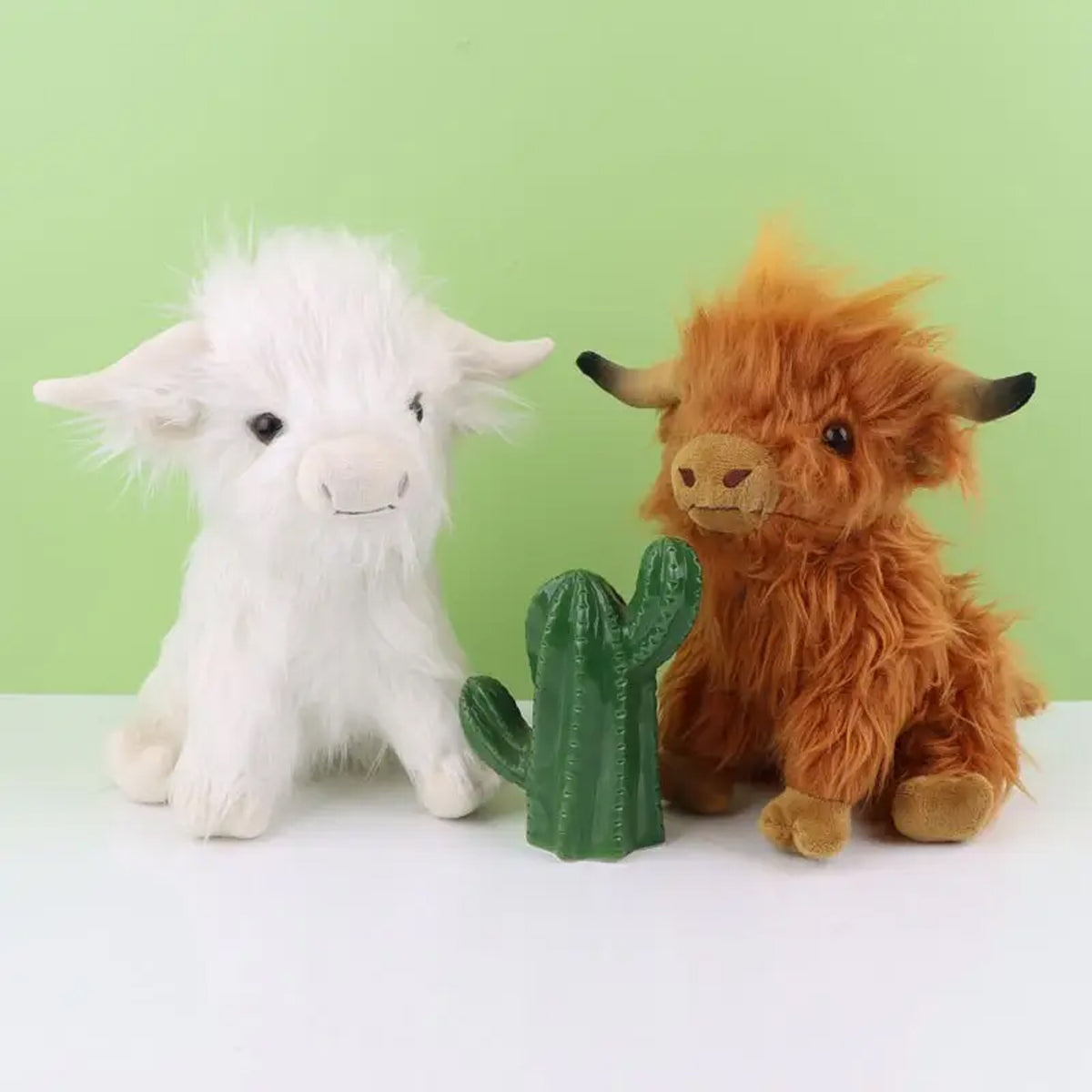 Adorable Cow and Bull Stuffed Animal Plushie Cattle Figure Toys