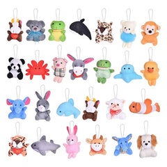 Mini Animal Plush Keychains