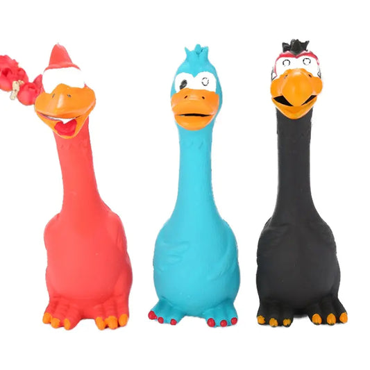 Get Your Pup Squawking with our Screaming Chicken Squeaky Dog Toys!