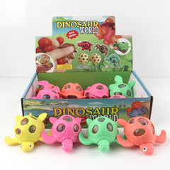 TPR Soft Tortoise Bead Ball Sea Animal Squeeze Mesh Ball - Perfect for Kids Playtime
