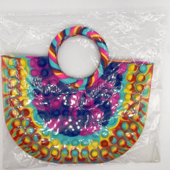 Rainbow Tote Bag Pop It Toy