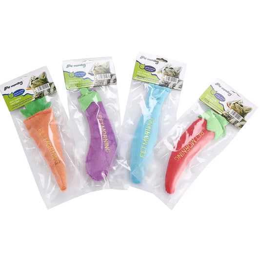 Get Your Cat Excited with Our Vegetable Toy with Catnip Small Cat Toy