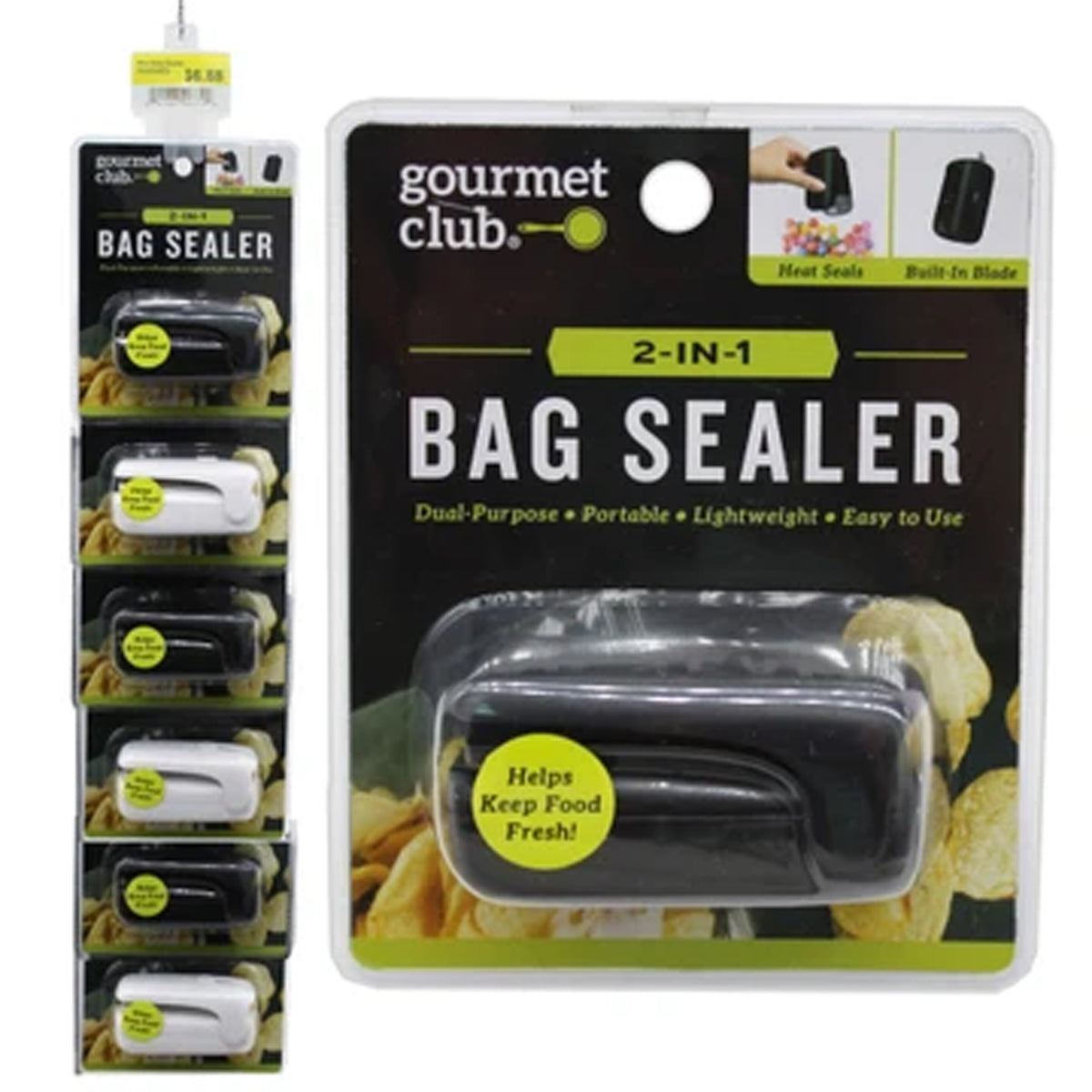 Keep Your Food Fresh with our Lightweight 2-in-1 Bag Sealer