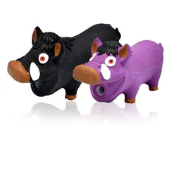 Keep Your Dog Safe & Entertained with Safe Material Wild Boar Shape Funny Dog Toy