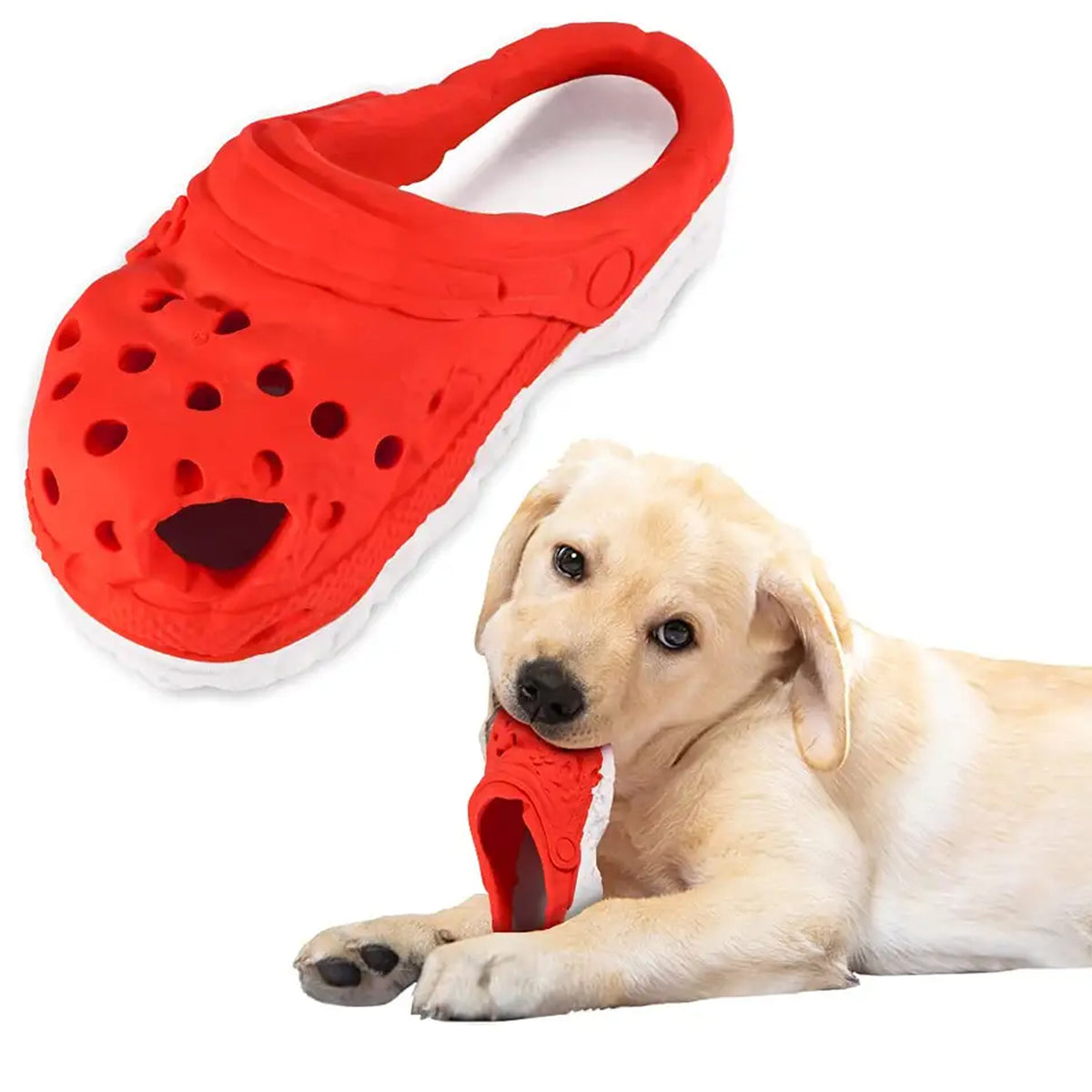 Dog Chew Slipper Rubber Dog Toy