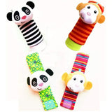 Baby Cute Cartoon Toy Socks with Wrist Straps