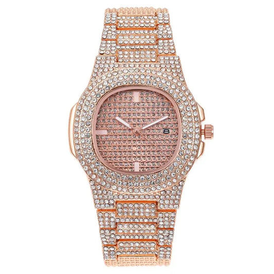 Diamond Luxury Gold Watch for Men