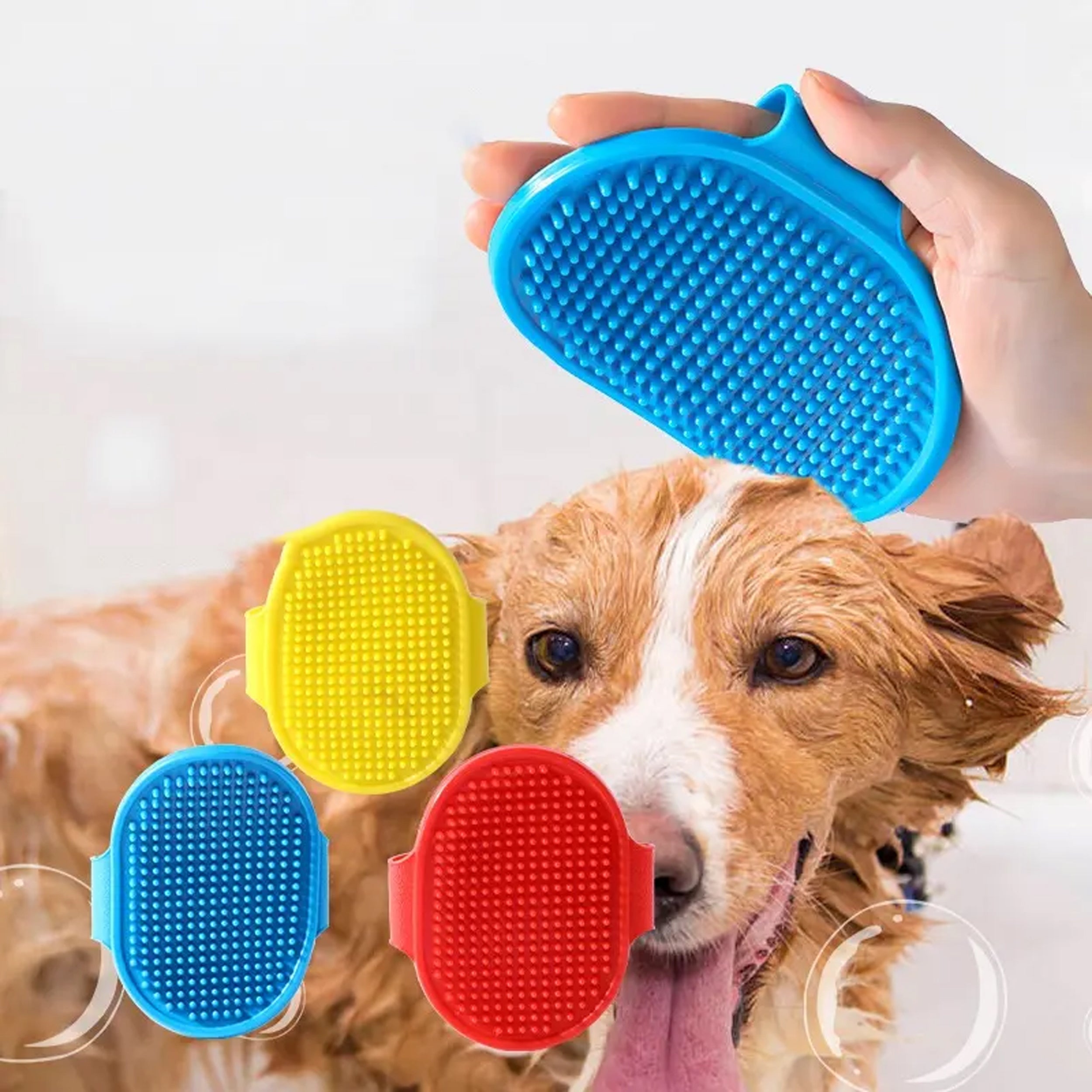 Keep Your Pet Clean and Healthy with Dog Pet Bath Grooming Brush