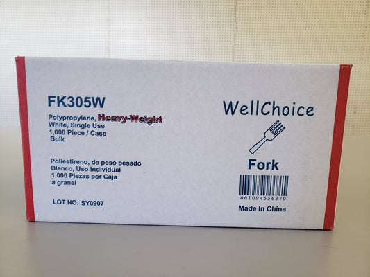 WellChoice Cutlery-(2) 1000 Pcs -5gm