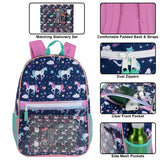17" Unicorn Backpack with 9-Piece School Supply Kit ( 1 Case=24Pcs) 9.8$/PC