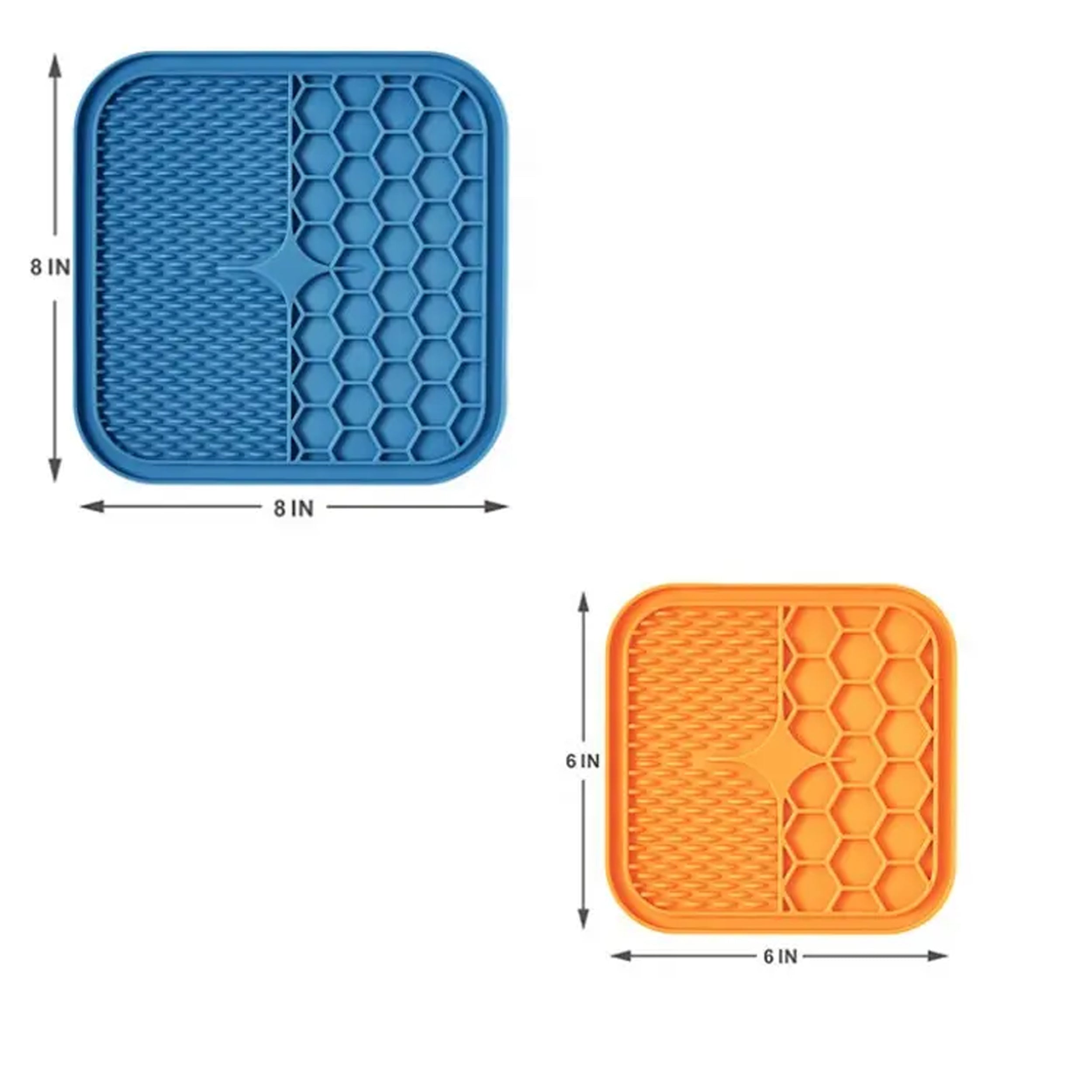 Dog Lick Pad - Silicone Treat Feeding Licking Mats with Suction - Slow Food Pad Mat For Dogs