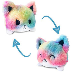 Rainbow Reversible Cat Plush Toys