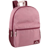 18 Inch Trailmaker Girl's Assorted Colors Backpack with Side Mesh Pocket - 5 Pastel Colors (1 Case = 24 Pcs) 5.25$/PC