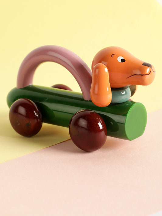 Wooden Dog Pulling Toy