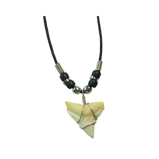 Wholesale TIGER SHARK TOOTH ROPE NECKLACE (Sold by the piece or dozen)