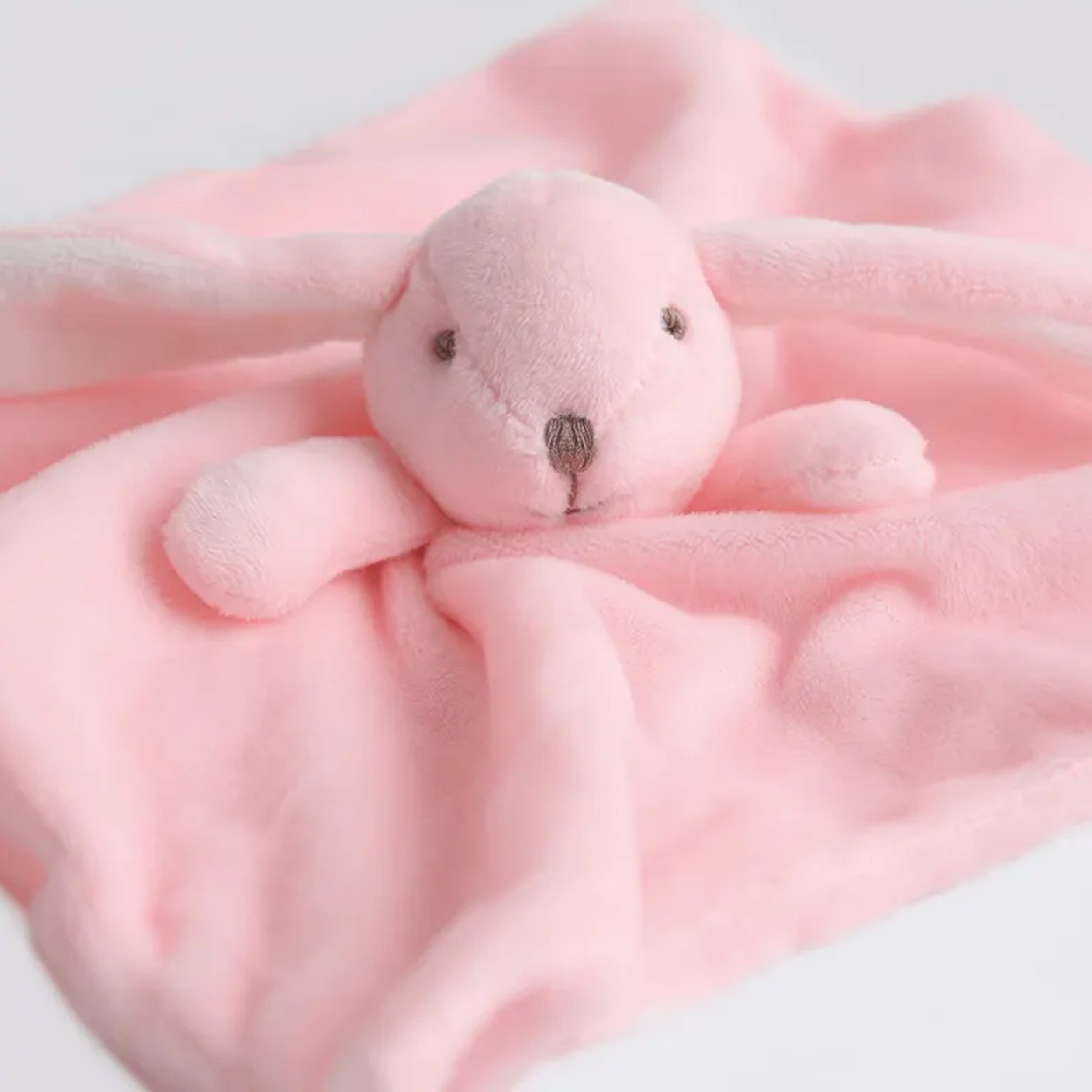 Celebrate Easter with Bunny Soft Plush Baby Elephant & Rabbit Blanket