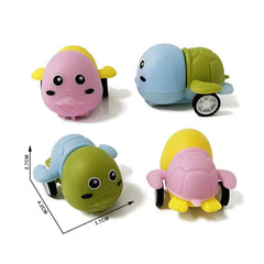 Small Turtle Design Pull Back Car For 2 Inch Vending Capsule - Fun and Playful Toy