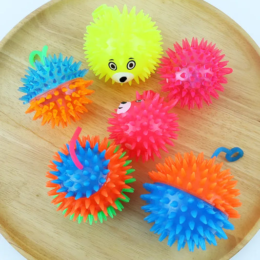 Flashing Expandable Squeeze Toy Ball
