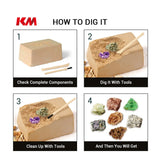 Excavation Mini Rock Dig Toy Set