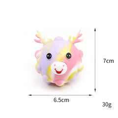 New Deer Shape Novel Luminous 3D Decompression Ball Toy for Kids