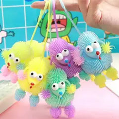 Relaxing and Fun Colorful Rubber Bouncy Poodle Kids Toy