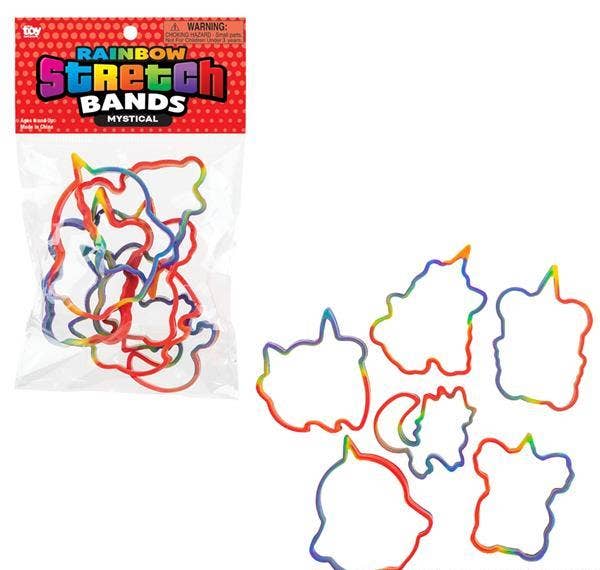 Buy MYSTICAL RAINBOW SILICONE STRETCH BANDS in Bulk