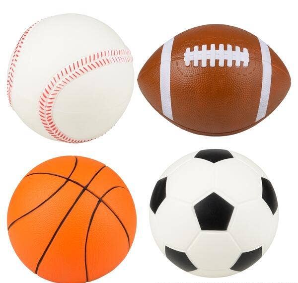 Buy JUMBO SPORTS BALL SQUISH MIX 7.5"-10.5" in Bulk