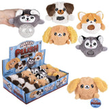 Buy 3" Dog Squeezy Bead plush in Bulk