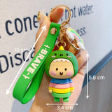 Cartoon Figure Charm Keychain