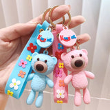 3D Bear Keychain With Flap