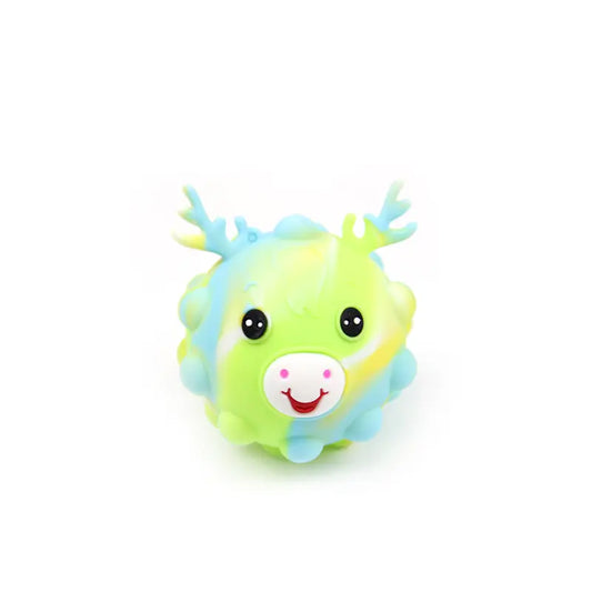 New Deer Shape Novel Luminous 3D Decompression Ball Toy for Kids