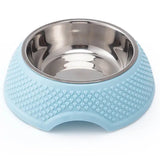 Invest in Your Dog's Health with Our High-Quality Plastic Stainless Steel Dog Bowl - Durable and Safe