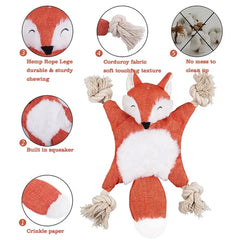 Keep Your Dog Entertained with Fox Chew Squeaky Toy