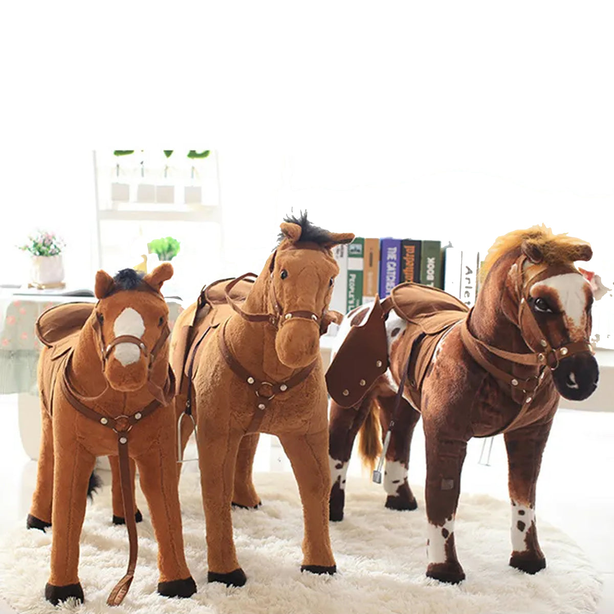 Animal Horse Doll Decorative Furniture Plush Toy | Soft and Adorable Addition to Any Room