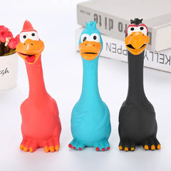 Get Your Pup Squawking with our Screaming Chicken Squeaky Dog Toys!