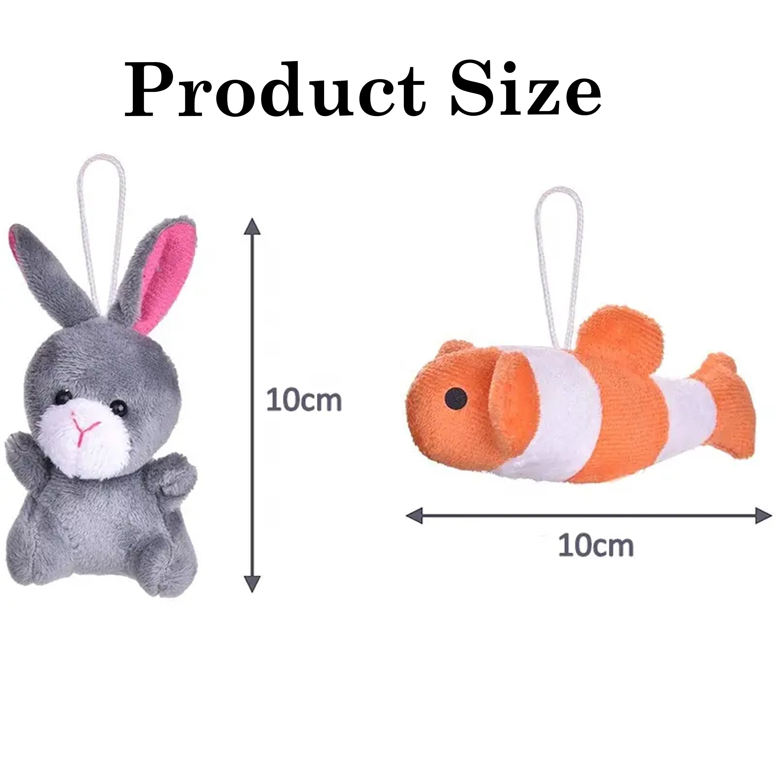 Stuffed Animal Plush Keychain, Mini Cute Rabbit Plush Keychain