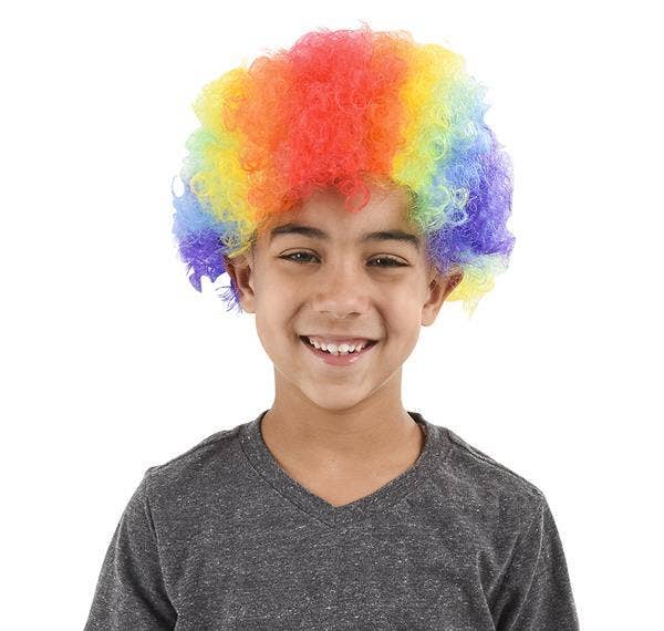 Buy RAINBOW CLOWN WIG in Bulk