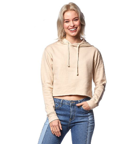 Buy Women's Crop Fleece Hoodie - SmartBlanks 4150
