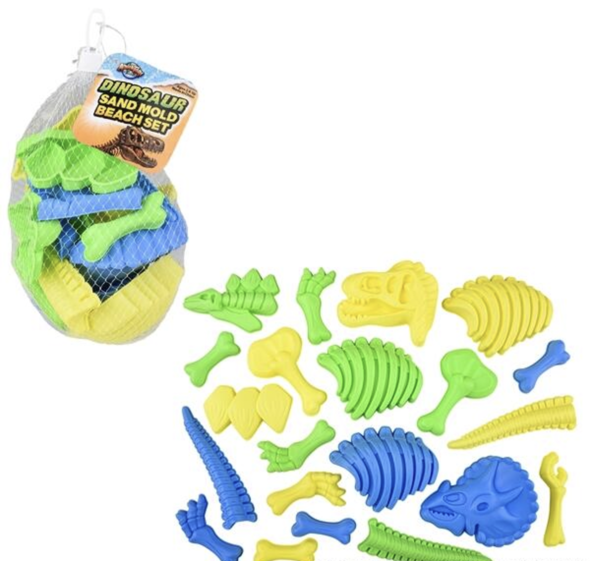 Buy DINOSAUR SAND MOLD BEACH SET in Bulk