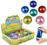 Buy SQUISH STICKY METALLIC BALL 2.75" in Bulk