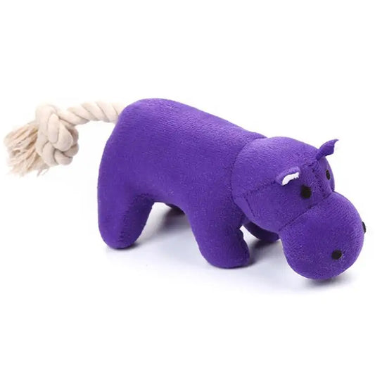 Keep Your Pet Engaged with Our Interactive Animal Shape Plush Pet Dog Chew Toy